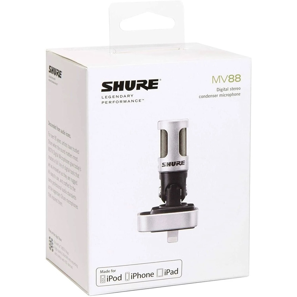 Shure  MV88 Microphone for Iphone/Ipad with Lightning Connector Digit